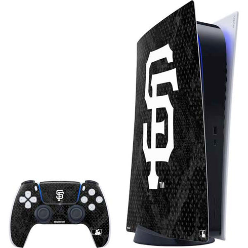 MLB San Francisco Giants Dark Wash PlayStation PS5 Skins