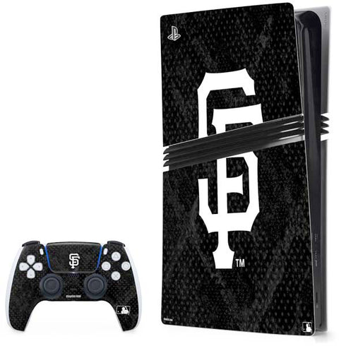 MLB San Francisco Giants Dark Wash PlayStation PS5 Skins