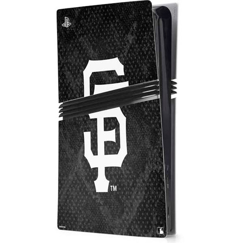 MLB San Francisco Giants Dark Wash PS5 Pro Console Skin
