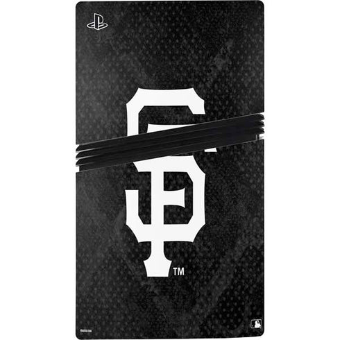 MLB San Francisco Giants Dark Wash PS5 Pro Console Skin