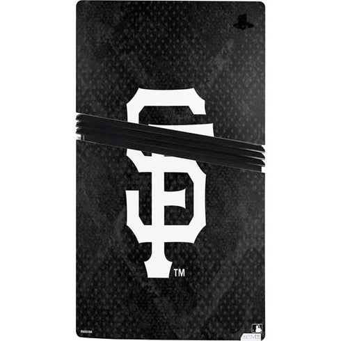 MLB San Francisco Giants Dark Wash PS5 Pro Console Skin