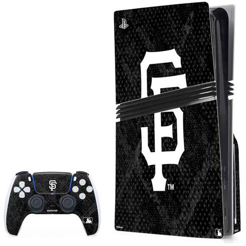 MLB San Francisco Giants Dark Wash PlayStation PS5 Skins