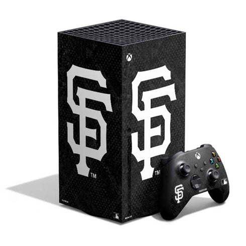 MLB San Francisco Giants Dark Wash XBox Series X Digital Edition Bundle Skin
