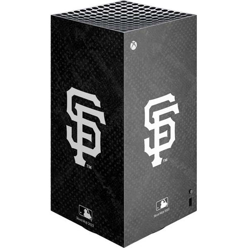 MLB San Francisco Giants Dark Wash XBox Series X Digital Edition Console Skin