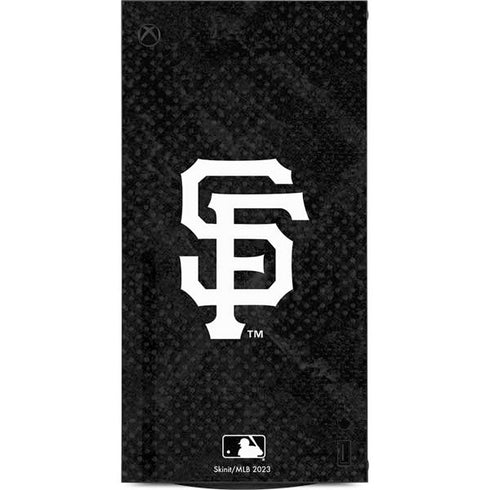 MLB San Francisco Giants Dark Wash XBox Series X Digital Edition Console Skin