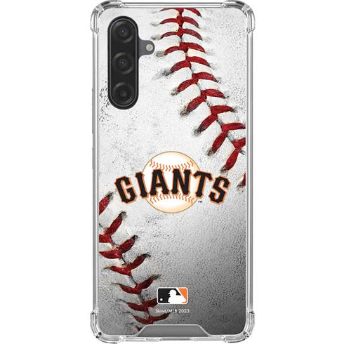 MLB San Francisco Giants Game Ball Galaxy A17 Clear Case