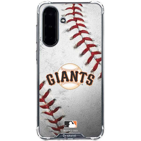 MLB San Francisco Giants Game Ball Galaxy A36 5G Clear Case