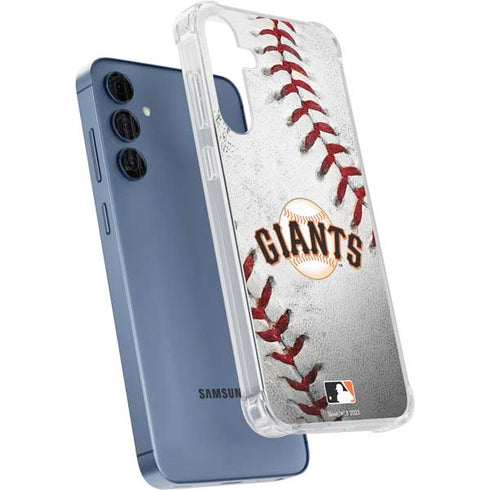 MLB San Francisco Giants Game Ball Galaxy A55 5G Clear Case