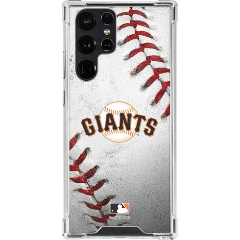 MLB San Francisco Giants Game Ball Galaxy S23 Ultra Clear Case