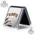 MLB San Francisco Giants Game Ball Galaxy Z Flip6 Clear Case