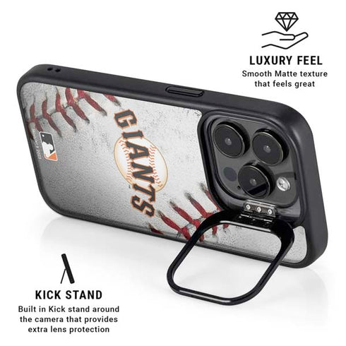 MLB San Francisco Giants Game Ball iPhone 14 Pro Kickstand Case