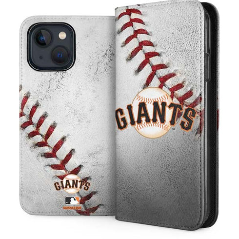 MLB San Francisco Giants Game Ball iPhone 15 Plus Folio Case