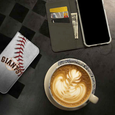 MLB San Francisco Giants Game Ball iPhone 15 Plus Folio Case