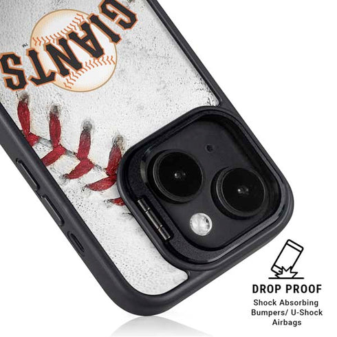 MLB San Francisco Giants Game Ball iPhone 15 Plus Kickstand Case