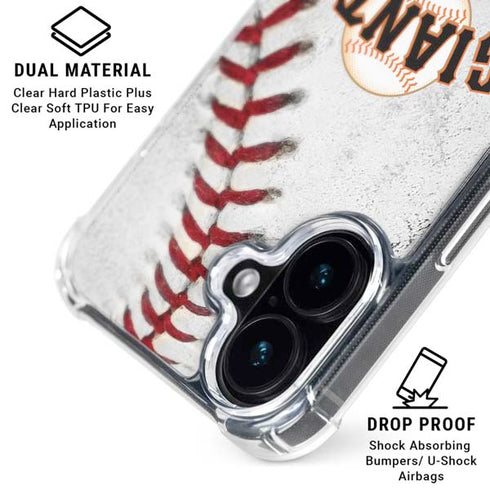 MLB San Francisco Giants Game Ball iPhone 16 MagSafe Case