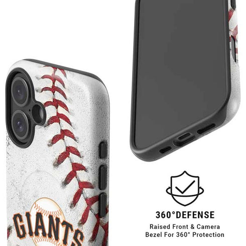 MLB San Francisco Giants Game Ball iPhone 16 Magsafe Impact Case