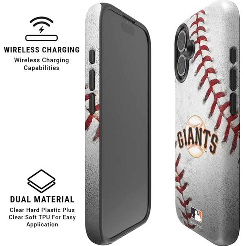 MLB San Francisco Giants Game Ball iPhone 16 Magsafe Impact Case