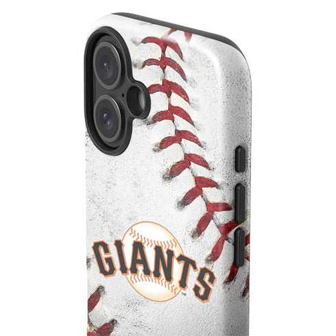 MLB San Francisco Giants Game Ball iPhone 16 Plus Impact Case