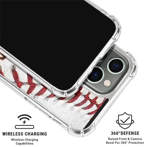 MLB San Francisco Giants Game Ball iPhone 16 Pro Clear Case