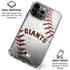 MLB San Francisco Giants Game Ball iPhone 16 Pro Clear Case