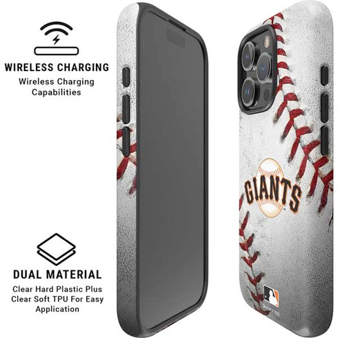 MLB San Francisco Giants Game Ball iPhone 16 Pro Magsafe Impact Case