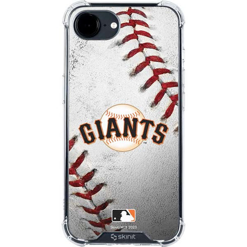 MLB San Francisco Giants Game Ball iPhone 16e Clear Case