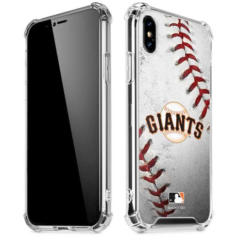 MLB San Francisco Giants Game Ball iPhone X/XS Clear Case
