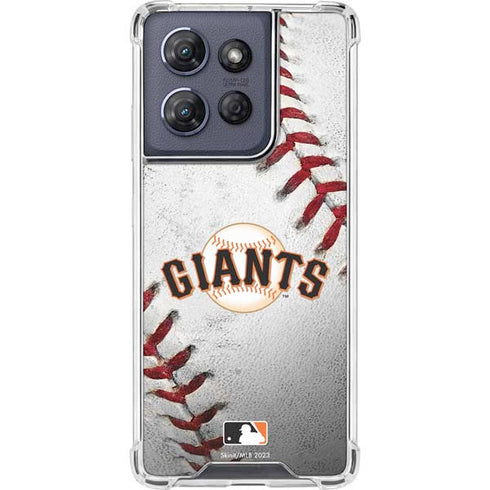 MLB San Francisco Giants Game Ball Moto G Play 5G (2025) Clear Case