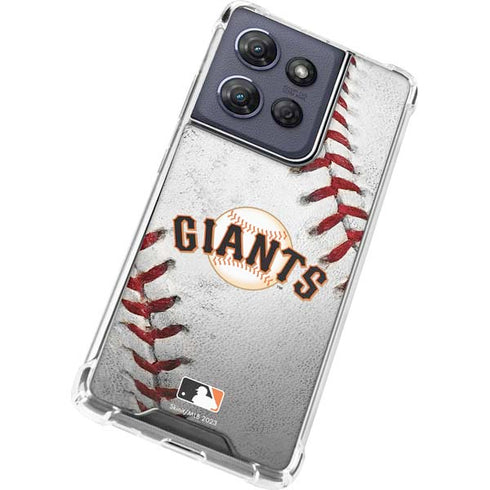 MLB San Francisco Giants Game Ball Moto G Play 5G (2025) Clear Case