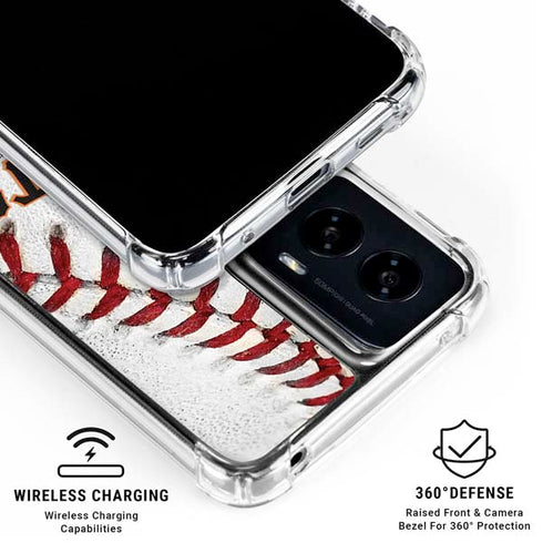 MLB San Francisco Giants Game Ball Moto G Power 5G (2024) Clear Case