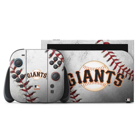 MLB San Francisco Giants Game Ball Nintendo Switch 2 (2025) with Joy-Con Skin