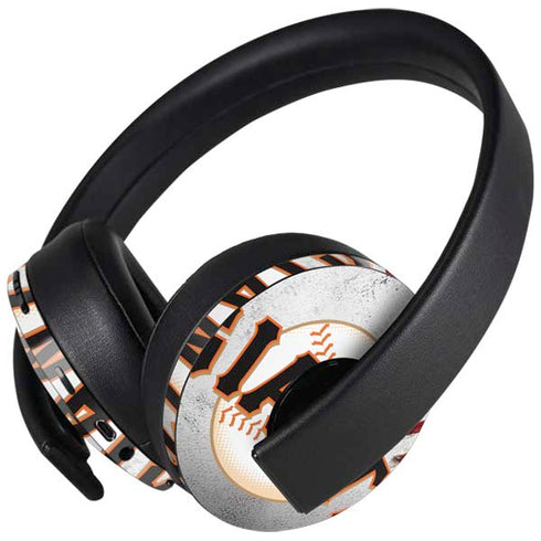 MLB San Francisco Giants Game Ball PlayStation 4 Gold Wireless Headset Skin
