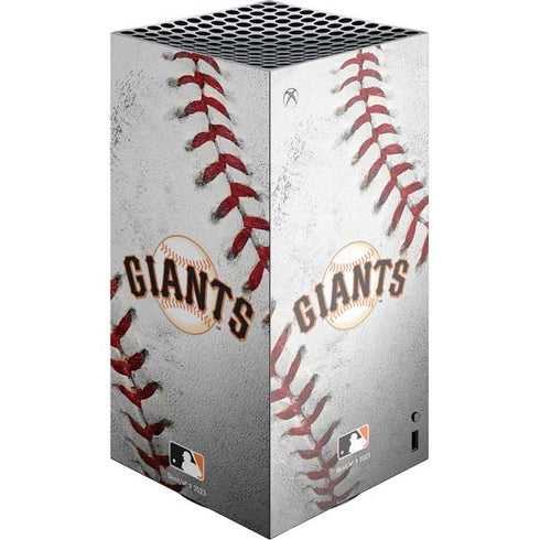 MLB San Francisco Giants Game Ball XBox Series X Digital Edition Console Skin