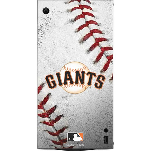 MLB San Francisco Giants Game Ball XBox Series X Digital Edition Console Skin