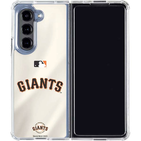 MLB San Francisco Giants Home Jersey Galaxy Z Fold5 5G Clear Case