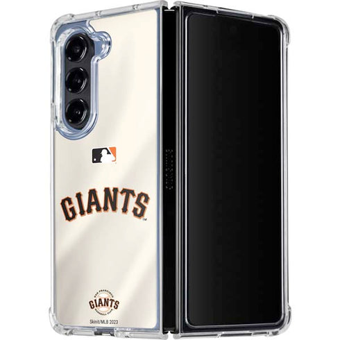 MLB San Francisco Giants Home Jersey Galaxy Z Fold5 5G Clear Case
