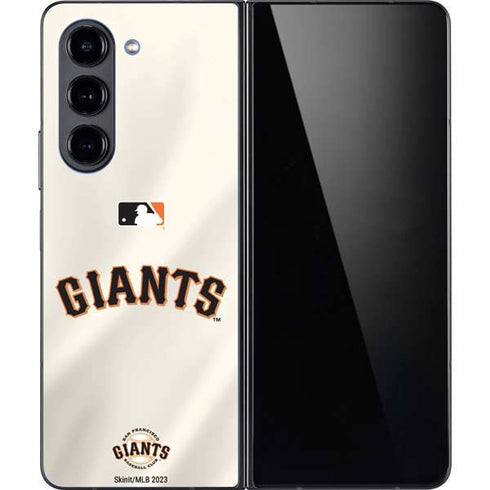 MLB San Francisco Giants Home Jersey Galaxy Z Fold5 5G Skin