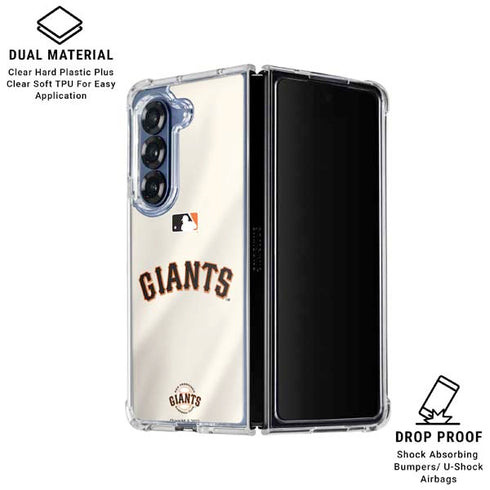 MLB San Francisco Giants Home Jersey Galaxy Z Fold6 Clear Case