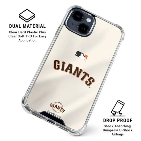 MLB San Francisco Giants Home Jersey iPhone 15 Clear Case