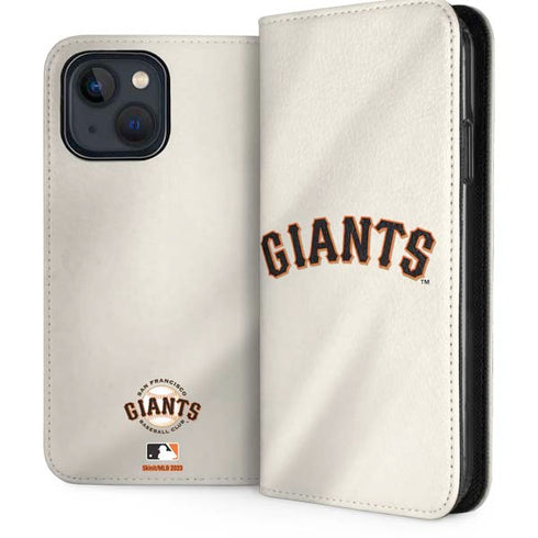 MLB San Francisco Giants Home Jersey iPhone 15 Plus Folio Case