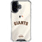 MLB San Francisco Giants Home Jersey iPhone 16 Plus Clear Case