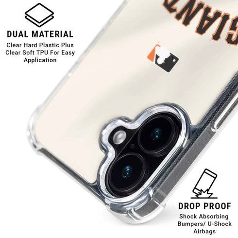 MLB San Francisco Giants Home Jersey iPhone 16 Plus MagSafe Case