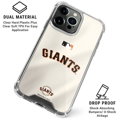 MLB San Francisco Giants Home Jersey iPhone 16 Pro Clear Case