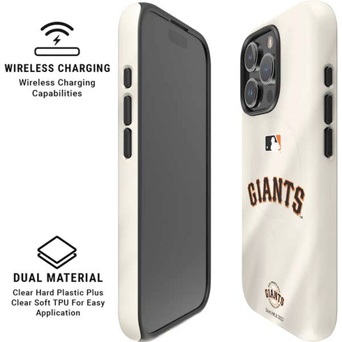 MLB San Francisco Giants Home Jersey iPhone 16 Pro Max Magsafe Impact Case