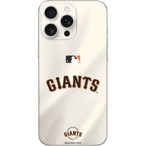 MLB San Francisco Giants Home Jersey iPhone 16 Pro Max Skin