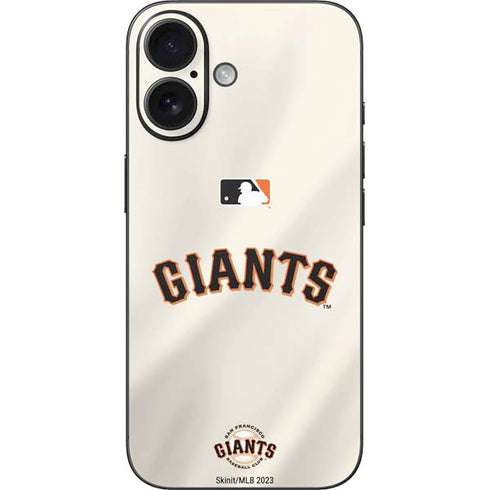 MLB San Francisco Giants Home Jersey iPhone 16 Skin