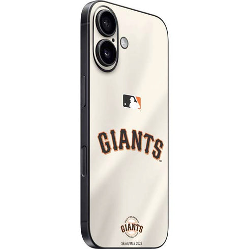 MLB San Francisco Giants Home Jersey iPhone 16 Skin