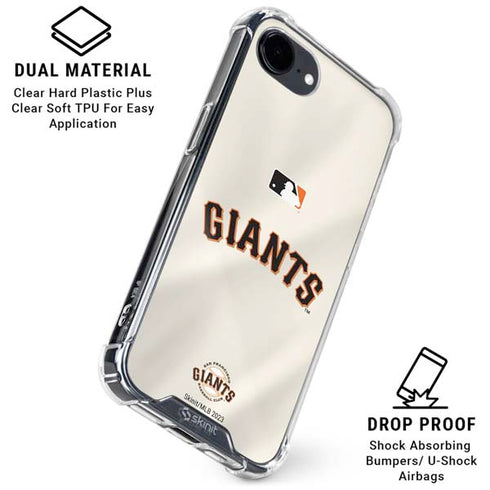 MLB San Francisco Giants Home Jersey iPhone 16e Clear Case
