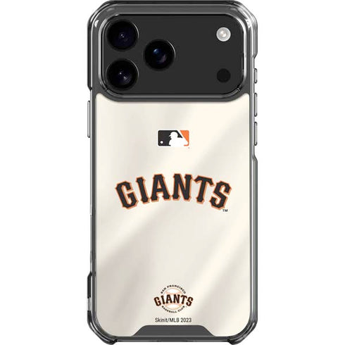 MLB San Francisco Giants Home Jersey iPhone 18 Pro Max Clear Case