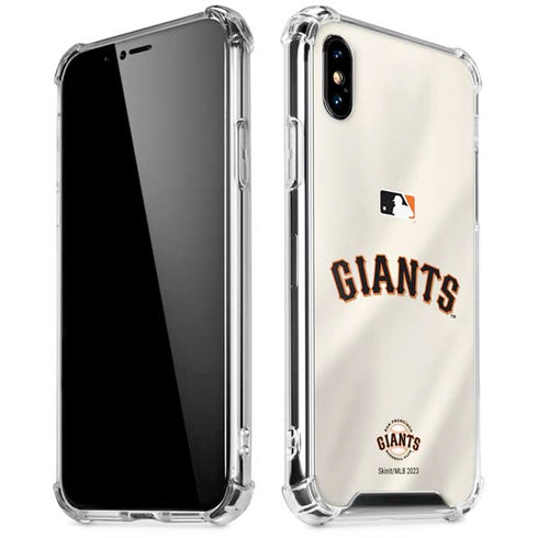 MLB San Francisco Giants Home Jersey iPhone X/XS Clear Case